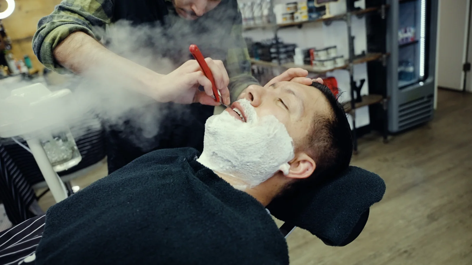 The Hot Towel Facial Shave